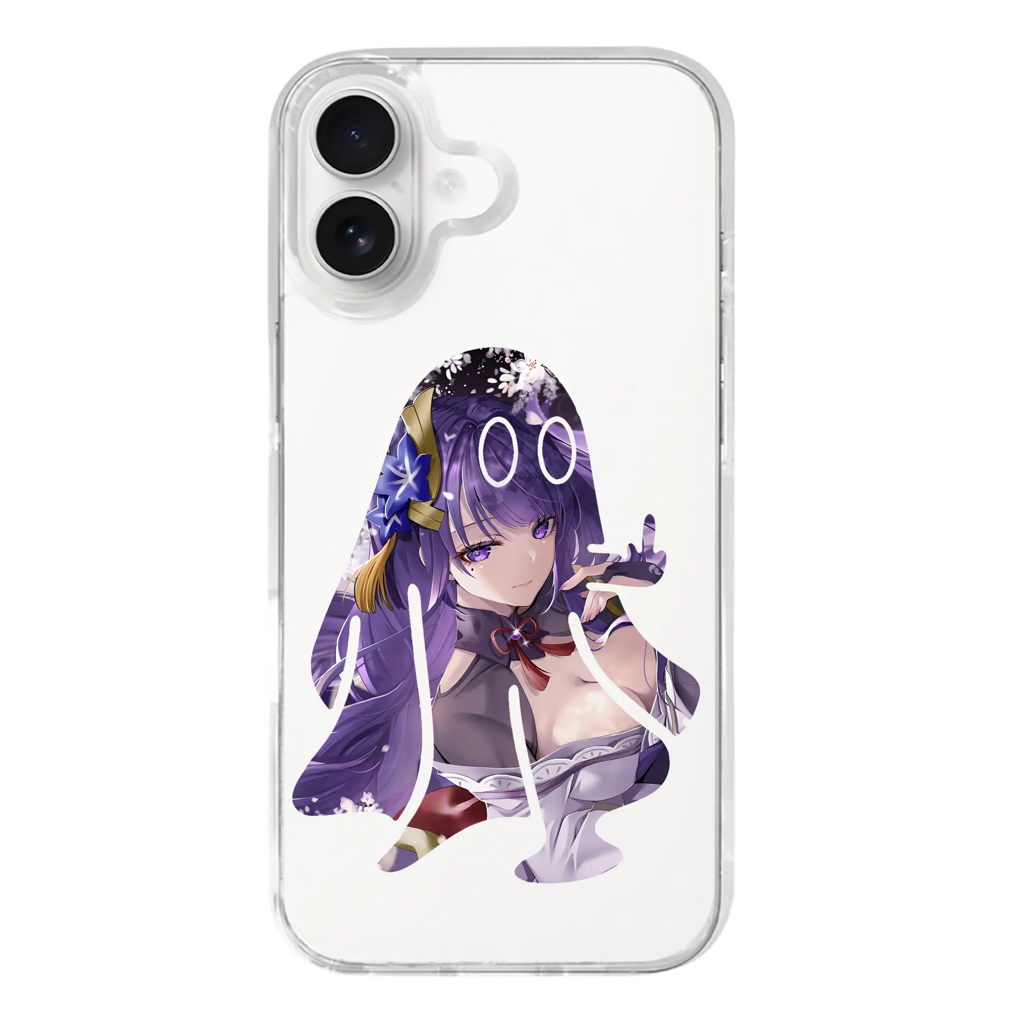 原 神 グッズ 雷電将軍 - iPhone 17シリーズ 透明スマホケース – 薄型・耐衝撃・精密フィット保護カバー